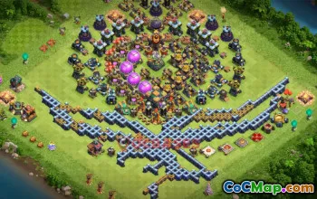 Town Hall 14 Progress Base for Clash of Clans Fun! #20438