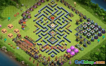 Town Hall 14 Progress Base: Fun Clash of Clans Strategies #20588