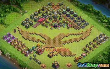 Town Hall 14 Progress Base Layout - fsshp #57091