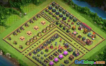 Town Hall 14 Progress Base Layout - IQHQG #57070