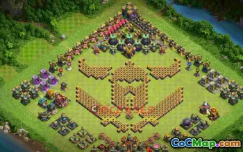 Town Hall 14 Progress Base Layout l6bun #57093