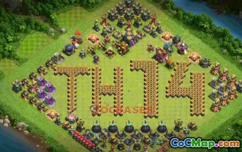 Town Hall 14 Progress Base Layout lnszi #57094