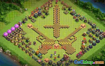 Town Hall 14 Progress Base Layout NVXZM #57086