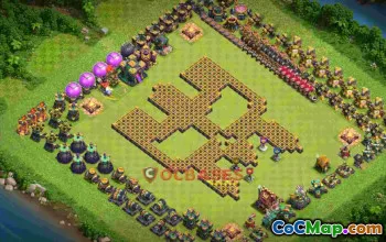 Town Hall 14 Progress Base - Layout r0i7o #57072