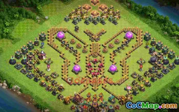 Town Hall 14 Progress Base Layout - Zckro #57087