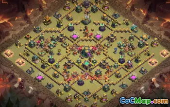 Town Hall 14 War Base | Clash of Clans Defense Link #49414