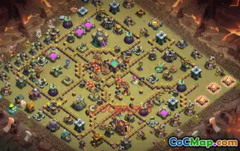 Town Hall 14 War Base | Clash of Clans Defense & War Link #49355