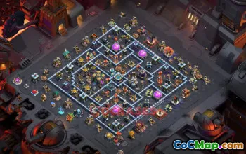 Town Hall 14 War Base | Clash of Clans TH14 Engineering Base #48850