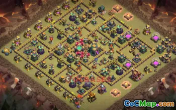 Town Hall 14 War Base | Clash of Clans War Bases Link #49371