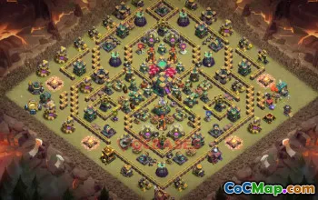 Town Hall 14 War Base | Clash of Clans War Defense Link #49415