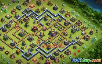 Town Hall 14 War Base | Clash of Clans War Layouts & Copy Link #49345