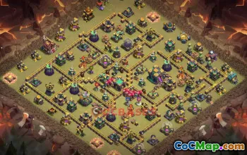 Town Hall 14 War Base | Clash of Clans War Layouts & Link #49438