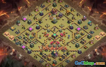 Town Hall 14 War Base – Clash of Clans War Layouts & Links #49389