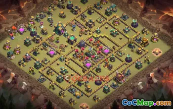 Town Hall 14 War Base | Clash of Clans War Strategy (Copy Base Link) #49386