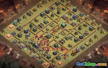 Town Hall 14 War Base Copy Link | Clash of Clans War Strategies #49437
