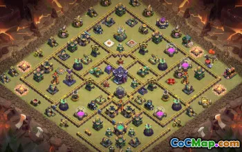 Town Hall 15 CoC Base Layouts: War, Trophy & Home Village #26875