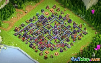 Town Hall 15 CWL Base | Clash of Clans CWL Hard Base Link #49269