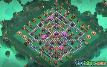 Town Hall 15 Farming Base | Clash of Clans | Copy Base Link #49337