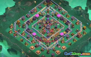 Town Hall 15 Farming Base | Clash of Clans Strategy (Base Link) #48837