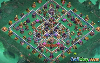 Town Hall 15 Farming Base | Clash of Clans Strategy & Map #50645