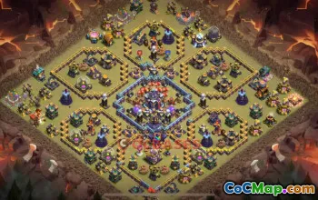 Town Hall 15 Farming Island Base #55574