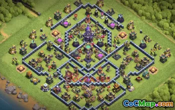 Town Hall 15 Hybrid Base | Clash of Clans Update Layout #49267
