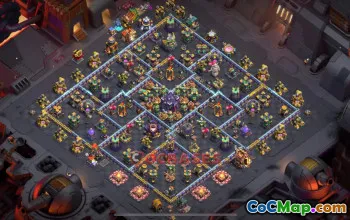 Town Hall 15 Hybrid Base for Clash of Clans #55570