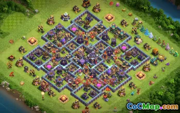 Town Hall 15 Hybrid Base & Link | Clash of Clans Strategy #50935
