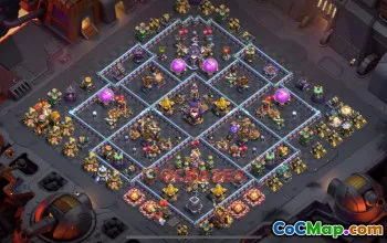 Town Hall 15 Hybrid Base with Copy Link #55400