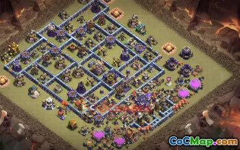 Town Hall 15 Trophy Base - Clash of Clans Anti 3-Star Rare #49262