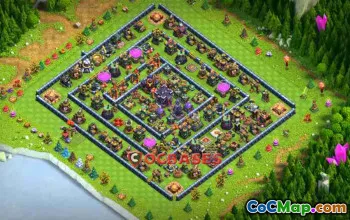 Town Hall 15 War Base: Anti Electro Dragon Strategy Guide #23848