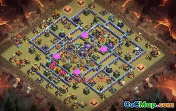 Town Hall 15 War Base | Clash of Clans Anti 3-Star Layout #50933