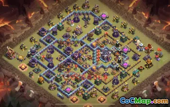 Town Hall 15 War Base | Clash of Clans Anti-3 Stars Copy Link #49271
