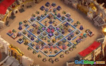 Town Hall 15 War Base - Clash of Clans | Copy Base Link #49318
