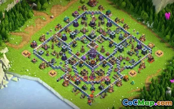 Town Hall 15 War Base | Clash of Clans Defense Link #49258