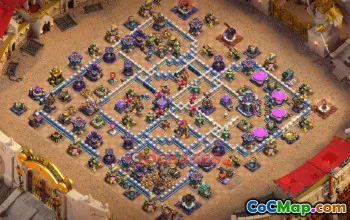 Town Hall 15 War Base – Clash of Clans Defense & Link #49300