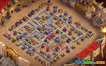 Town Hall 15 War Base - Clash of Clans Defense Link #50928