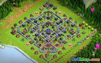 Town Hall 15 War Base | Clash of Clans Defense Strategy #49264