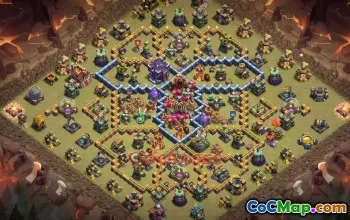 Town Hall 15 War Base - Clash of Clans Defense Strategy & Link #49272