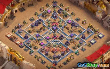 Town Hall 15 War Base | Clash of Clans Strategy & Copy Link #49294