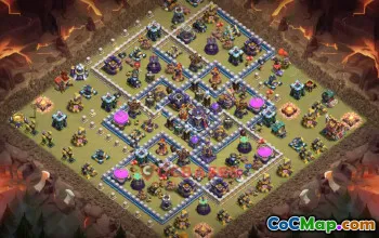 Town Hall 15 War Base Layout | Clash of Clans Defense Guide #49319