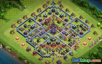 Town Hall 15 War Base — Strong Defense, No 3-Star Loss! #49268