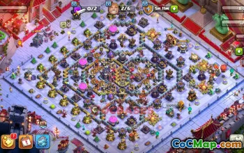 Town Hall 15 War Base with Copy Link #55578