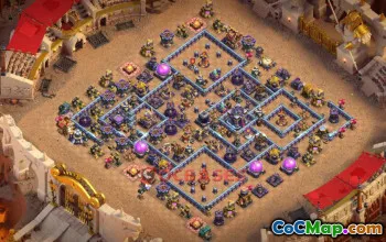 Town Hall 15 War Base with Copy Link #55582