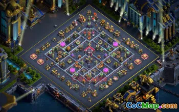 Town Hall 15 War Base with Copy Link #56794