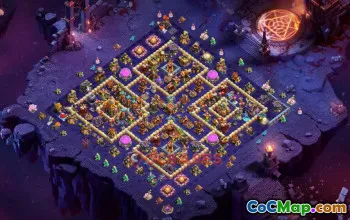 Town Hall 16 CWL Anti-Dragon Base #55389