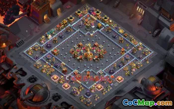 Town Hall 16 CWL Base | Clash of Clans, 3x Ice Golem CC #49182