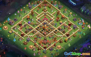 Town Hall 16 Farming Base | Clash of Clans | Copy & Use #49213