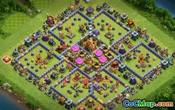 Town Hall 16 Farming Base with Copy Link #55391