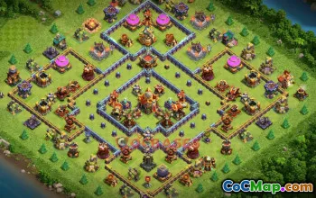 Town Hall 16 Farming Base with Copy Link #55393